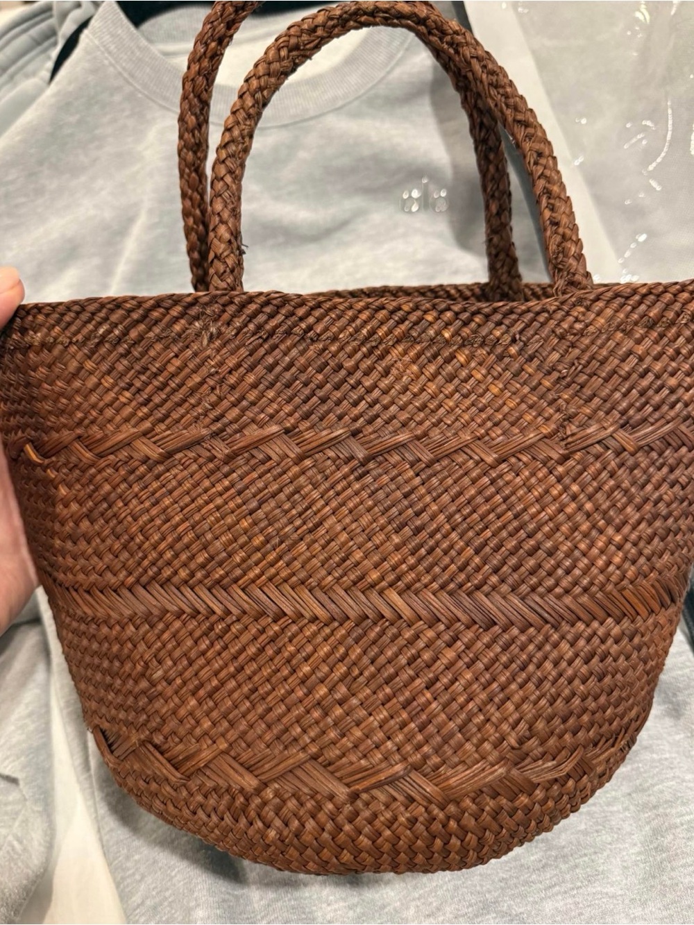 Ulla Johnson Woven Straw Marta Tote Bag